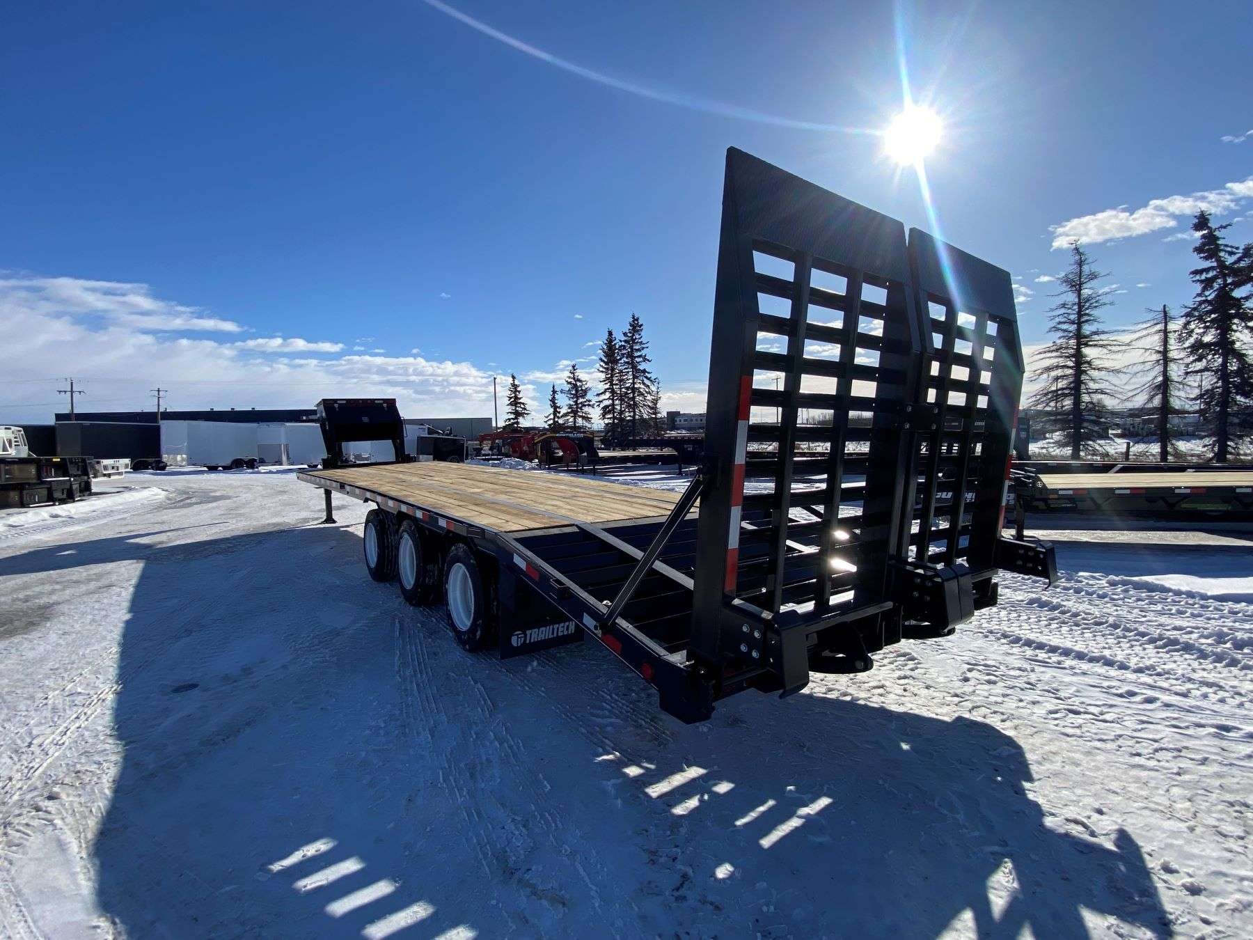 2026 Trailtech 28' + 5' Tri Axle Gooseneck Trailer