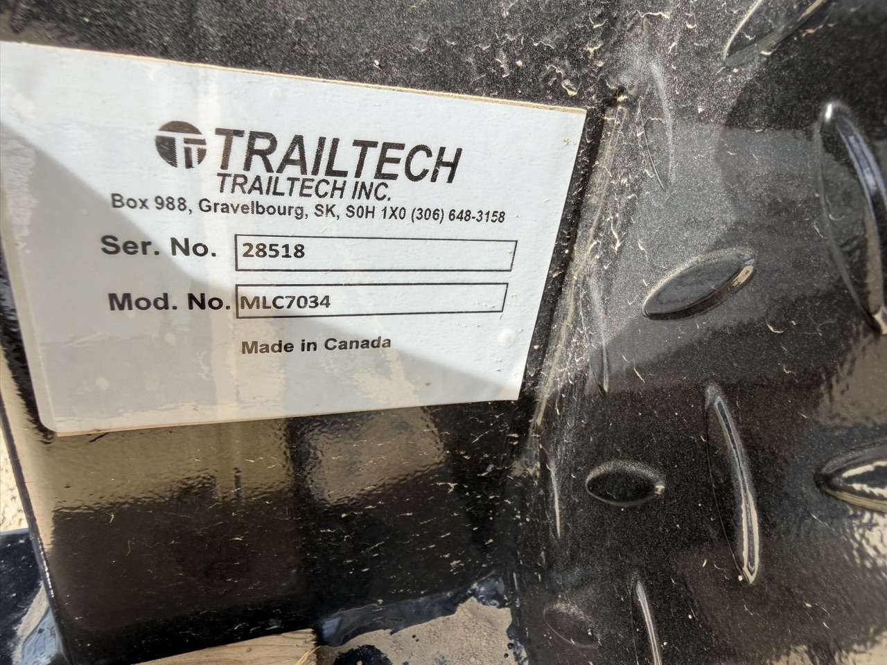 2026 Trailtech 7' Truck Deck