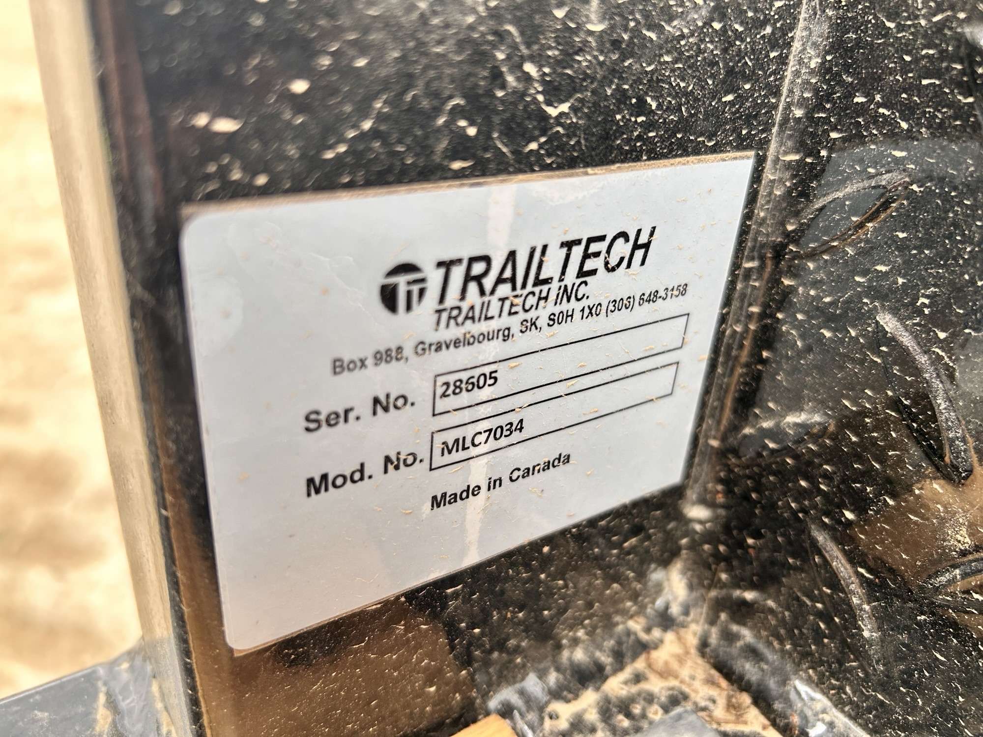 2026 Trailtech 7' Truck Deck