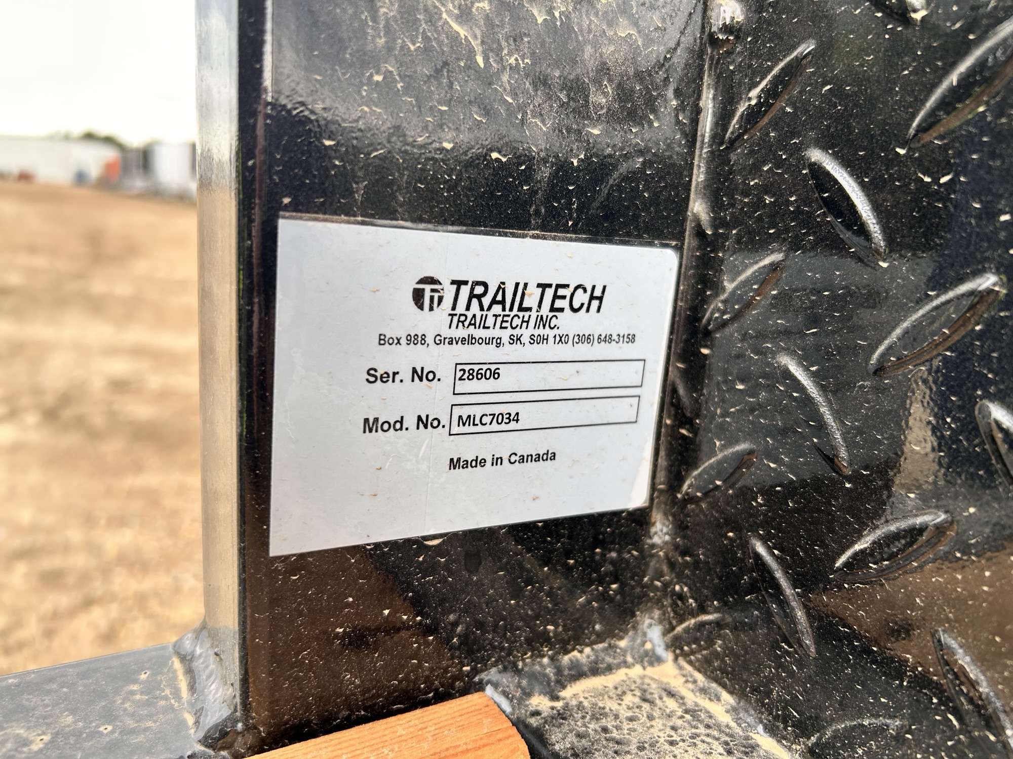 2026 Trailtech 7' Truck Deck