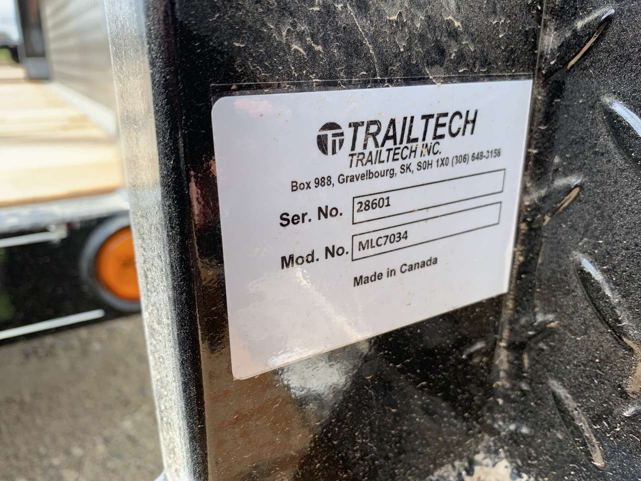 2026 Trailtech 7' Truck Deck