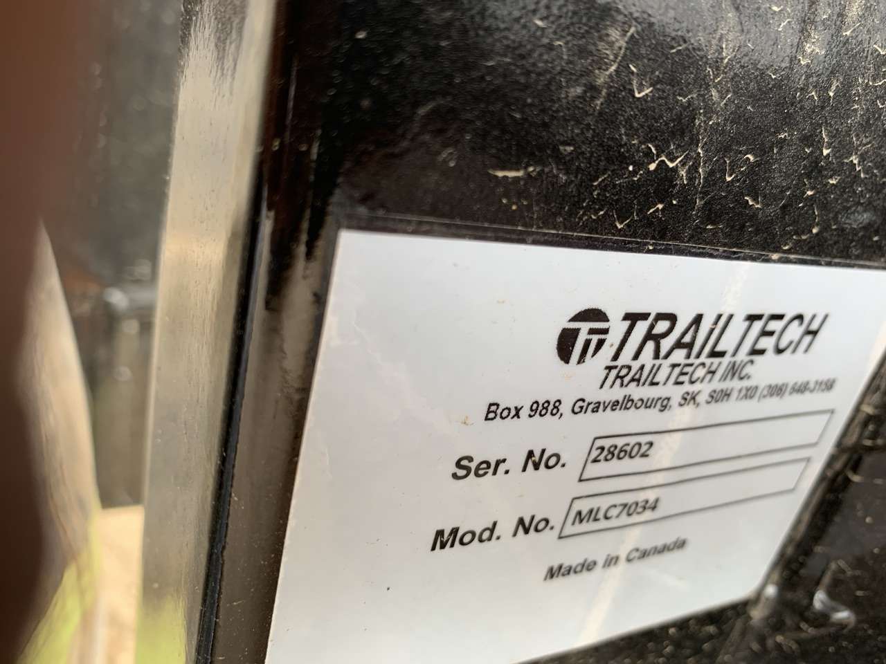 2026 Trailtech 7' Truck Deck