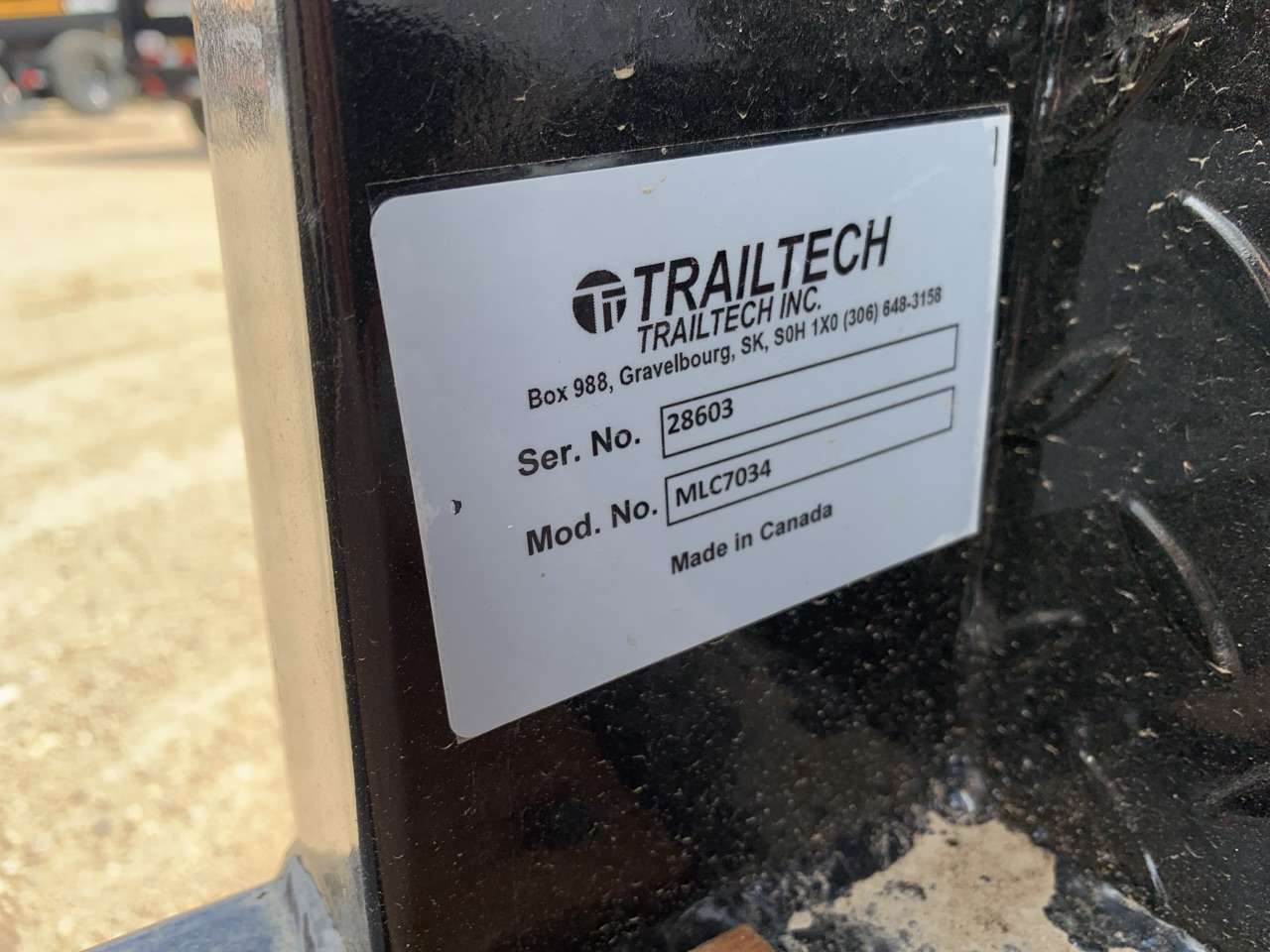 2026 Trailtech 7' Truck Deck