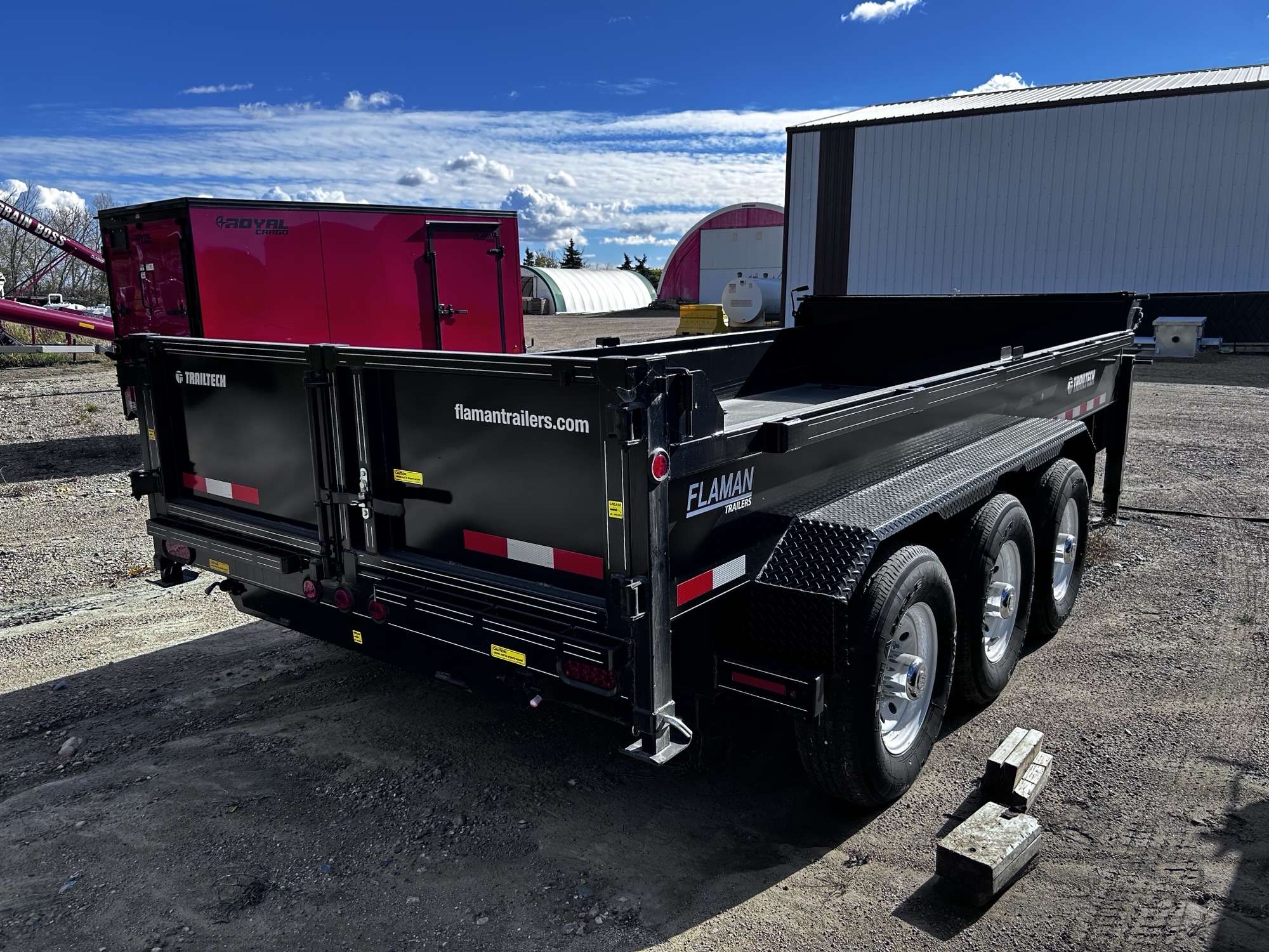 2026 Trailtech 7' x 16' Heavy Duty Dump Triple 7K Trailer