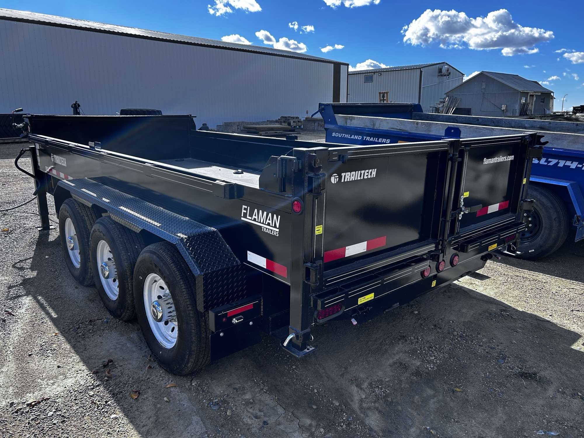 2026 Trailtech 7' x 16' Heavy Duty Dump Triple 7K Trailer