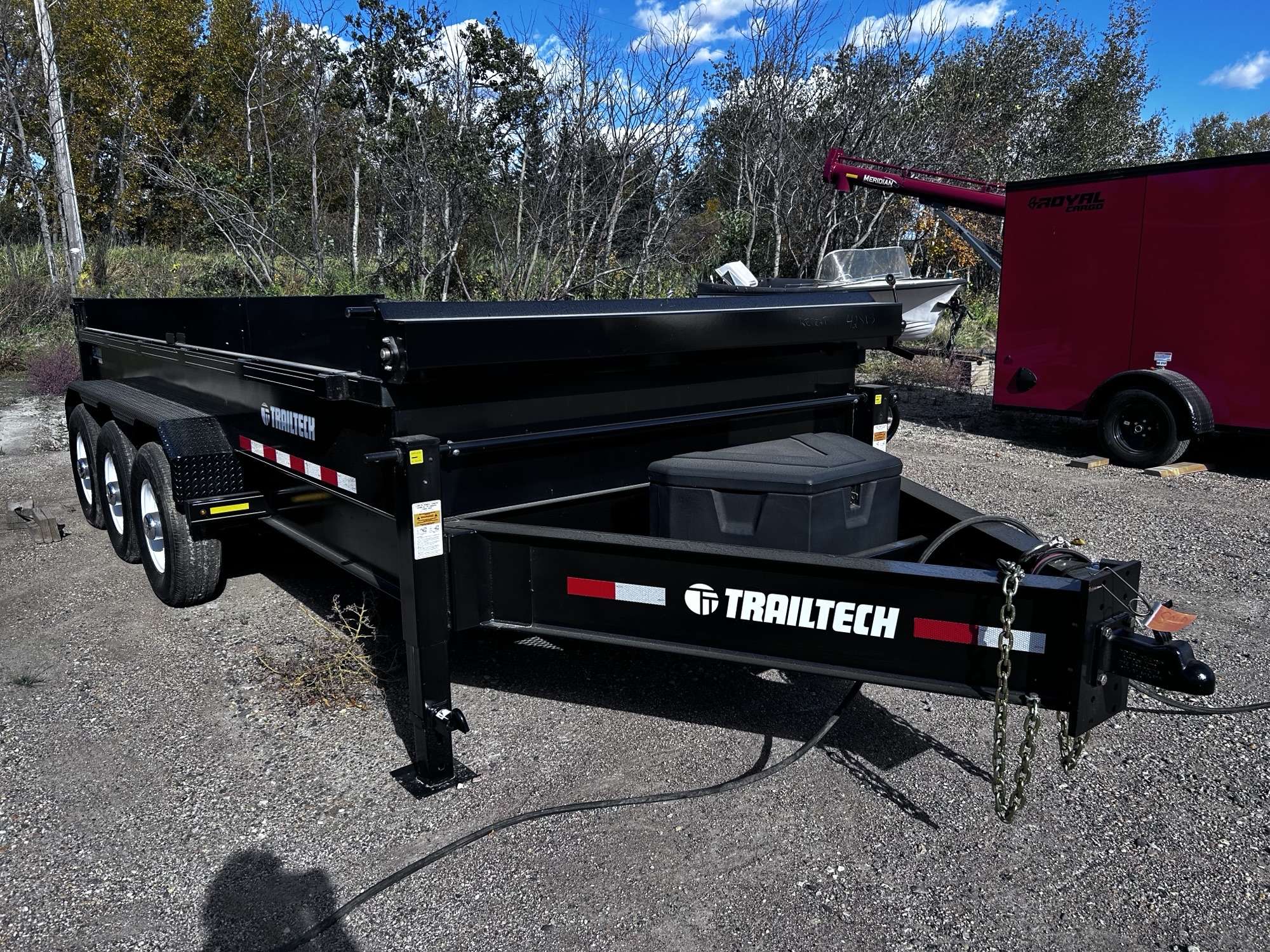 2026 Trailtech 7' x 16' Heavy Duty Dump Triple 7K Trailer
