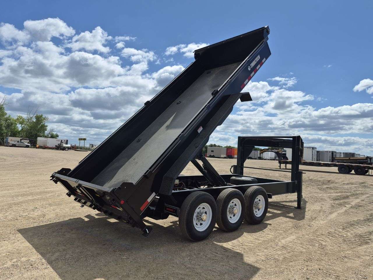 2026 Trailtech 7' x 16' Heavy Duty GN Dump Triple 7K Trailer