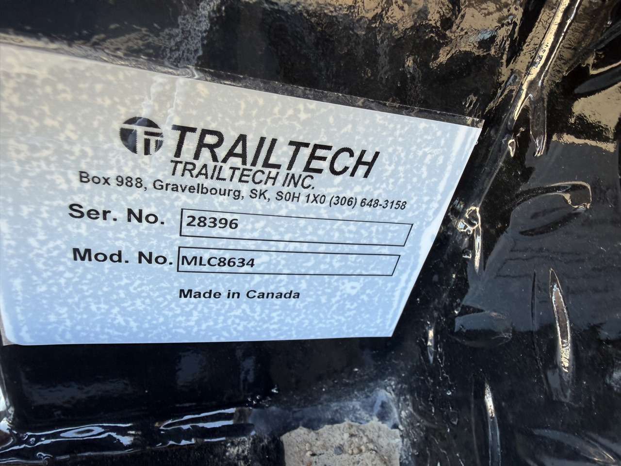 2026 Trailtech 8'6" Truck Deck