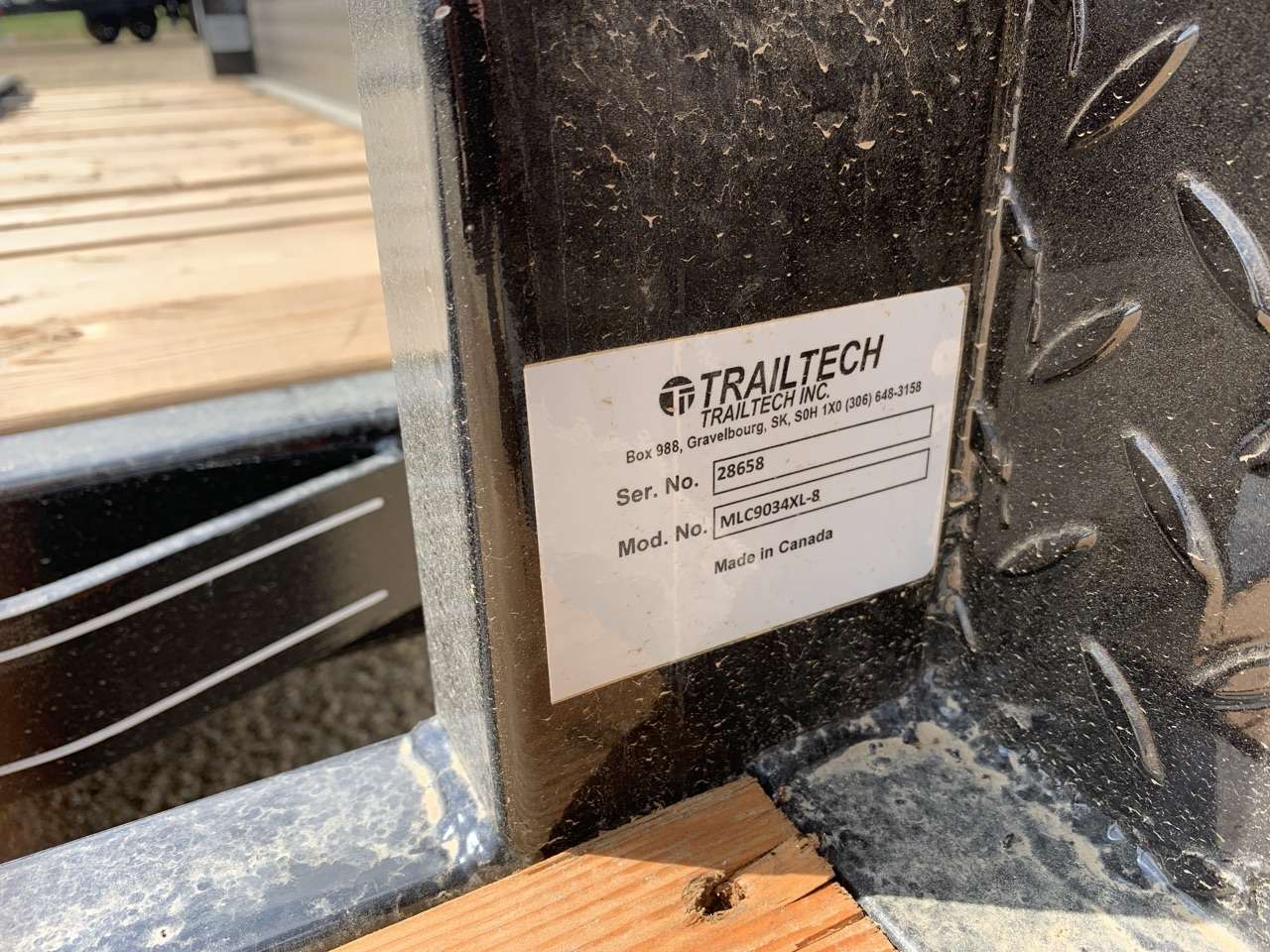 2026 Trailtech 8'6" Truck Deck