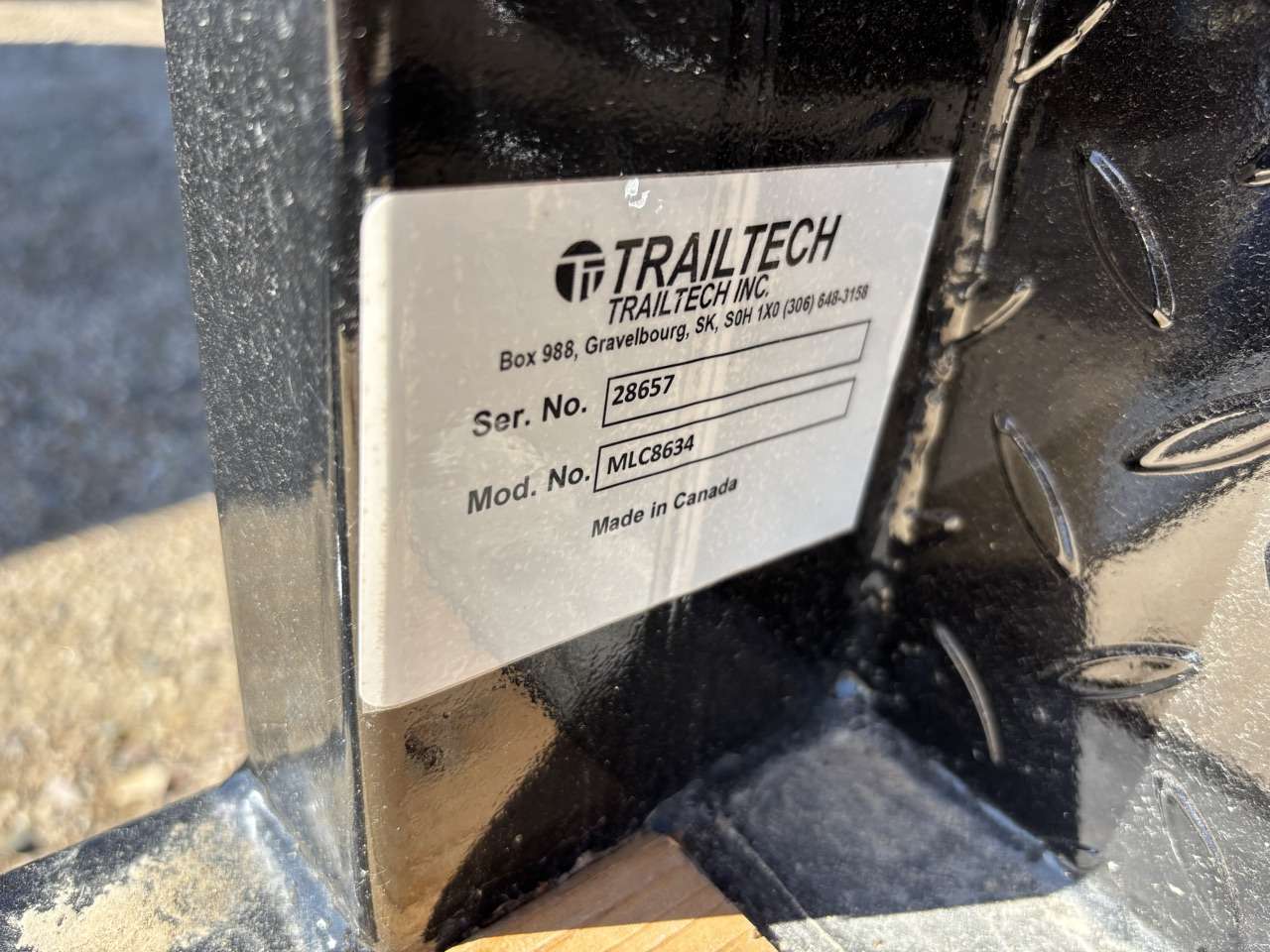 2026 Trailtech 8'6" Truck Deck