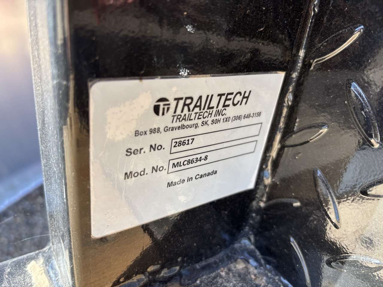 2026 Trailtech 8'6" Truck Deck