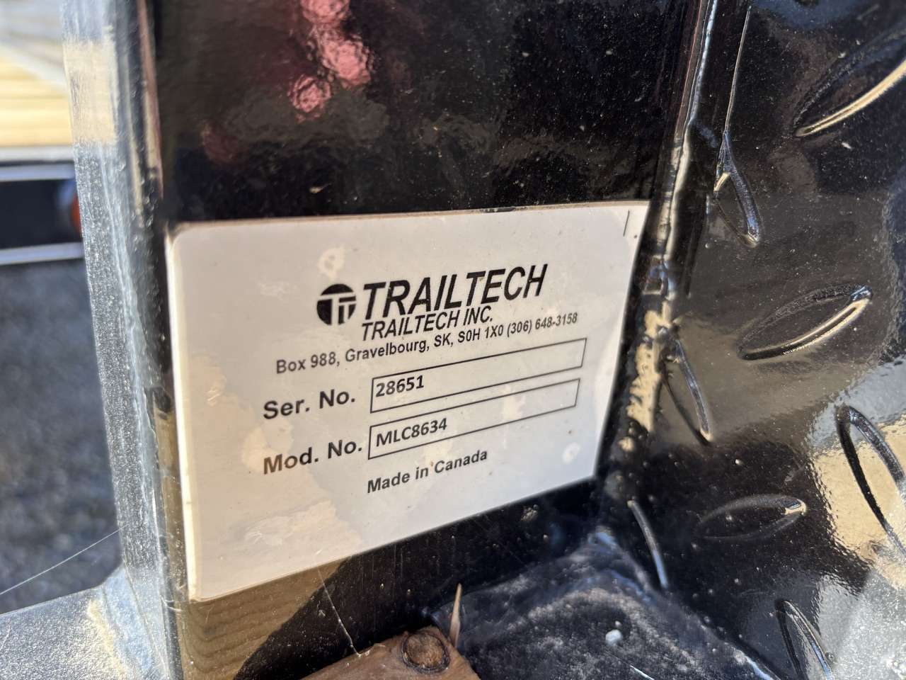 2026 Trailtech 8'6" Truck Deck