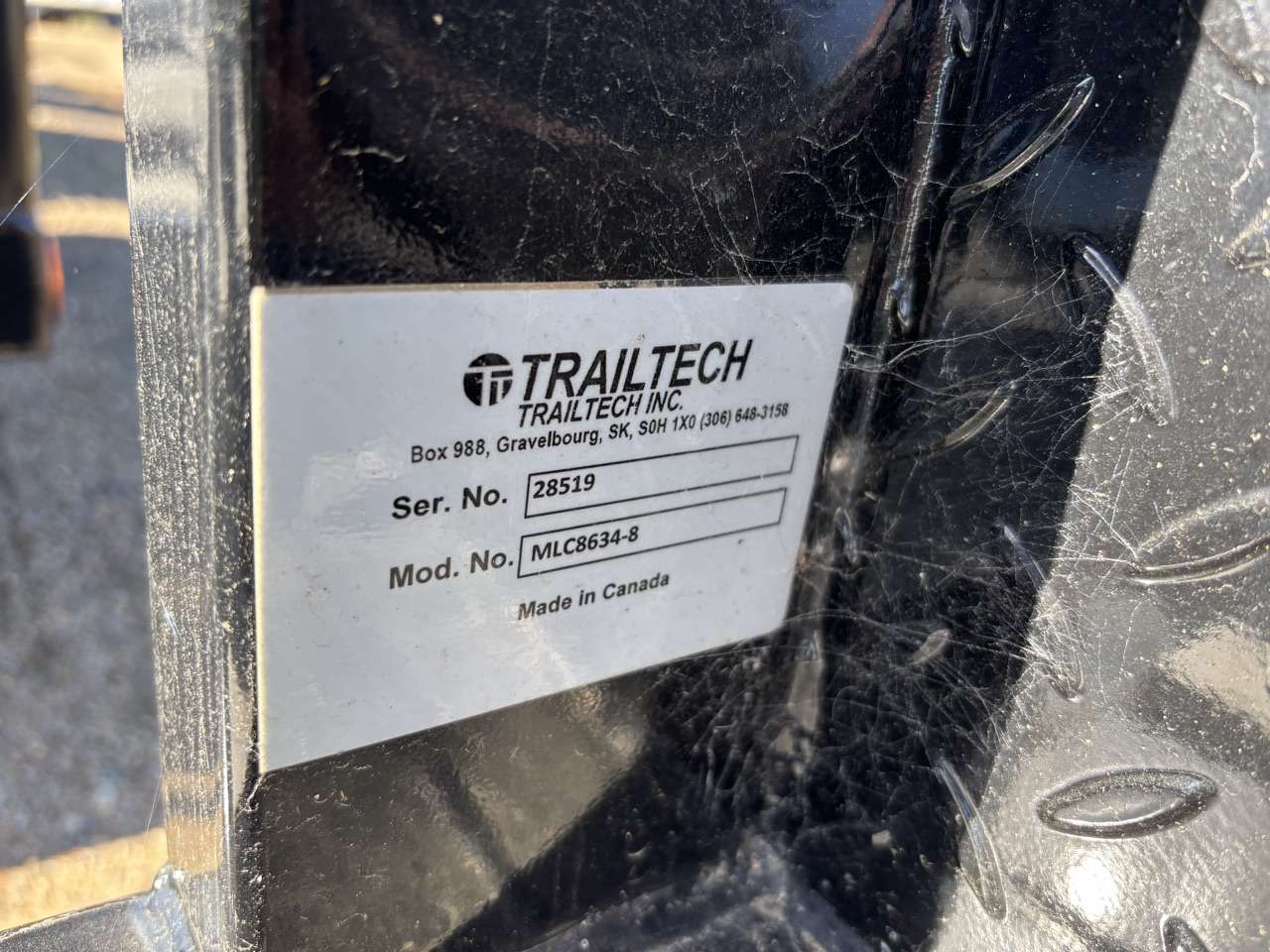 2026 Trailtech 8'6" Truck Deck