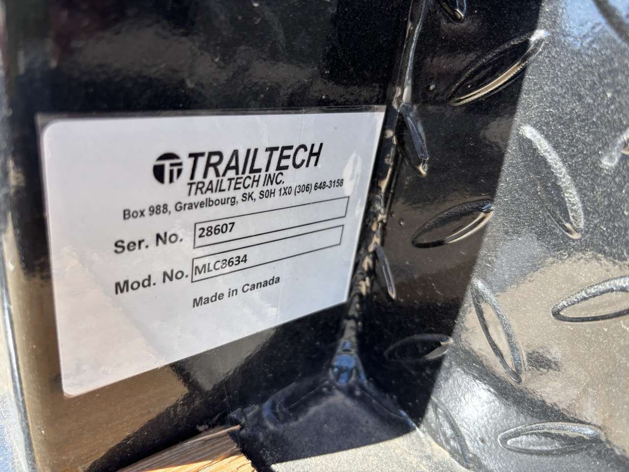 2026 Trailtech 8'6" Truck Deck
