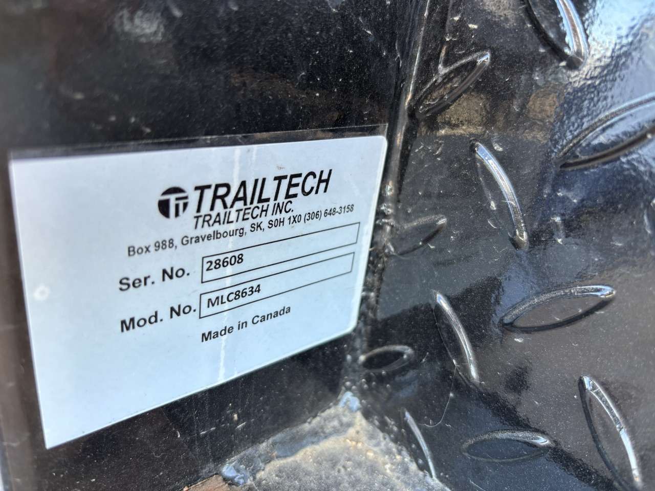 2026 Trailtech 8'6" Truck Deck