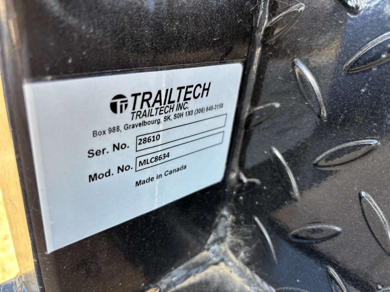 2026 Trailtech 8'6" Truck Deck