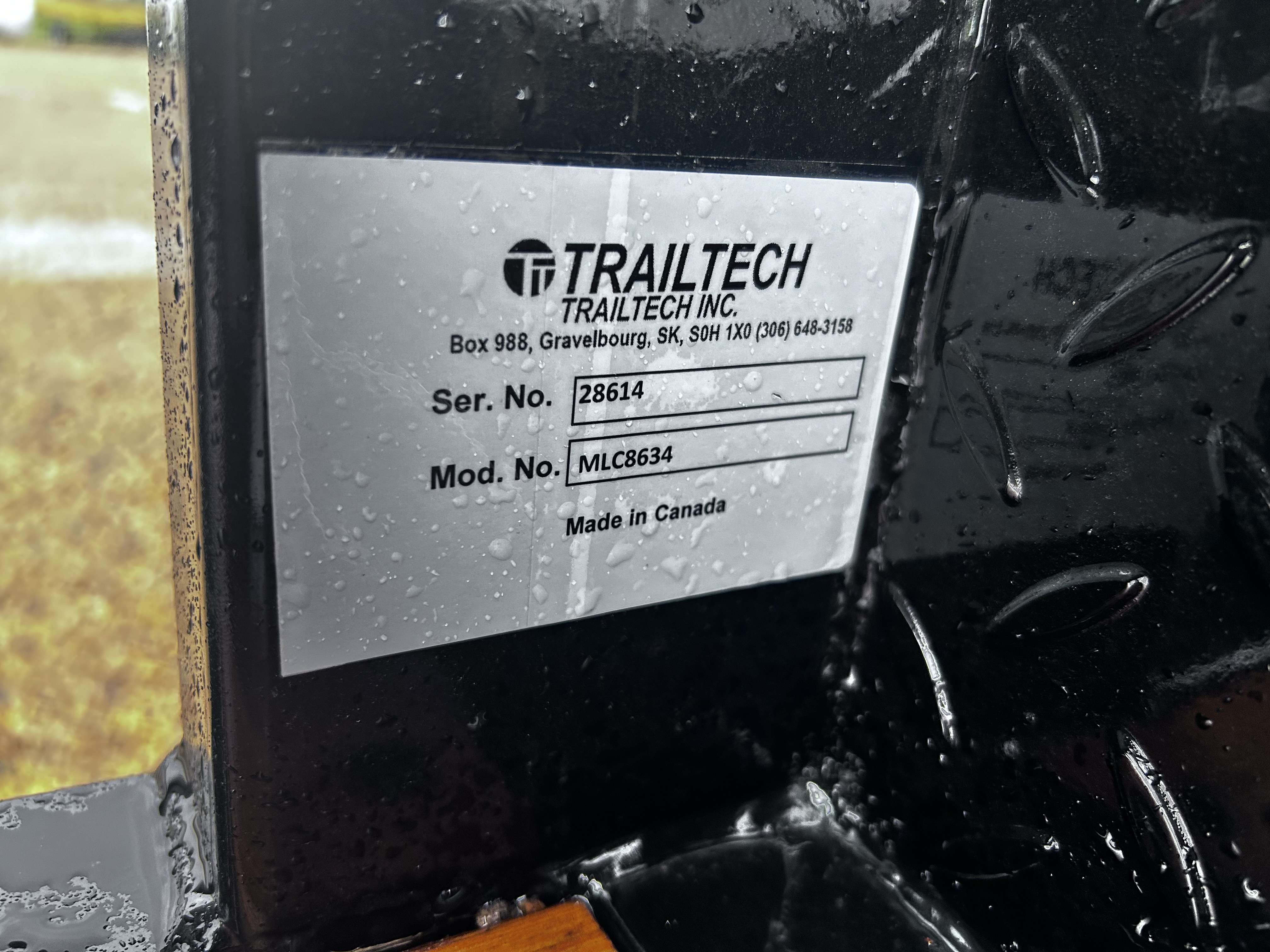 2026 Trailtech 8'6" Truck Deck Trailer