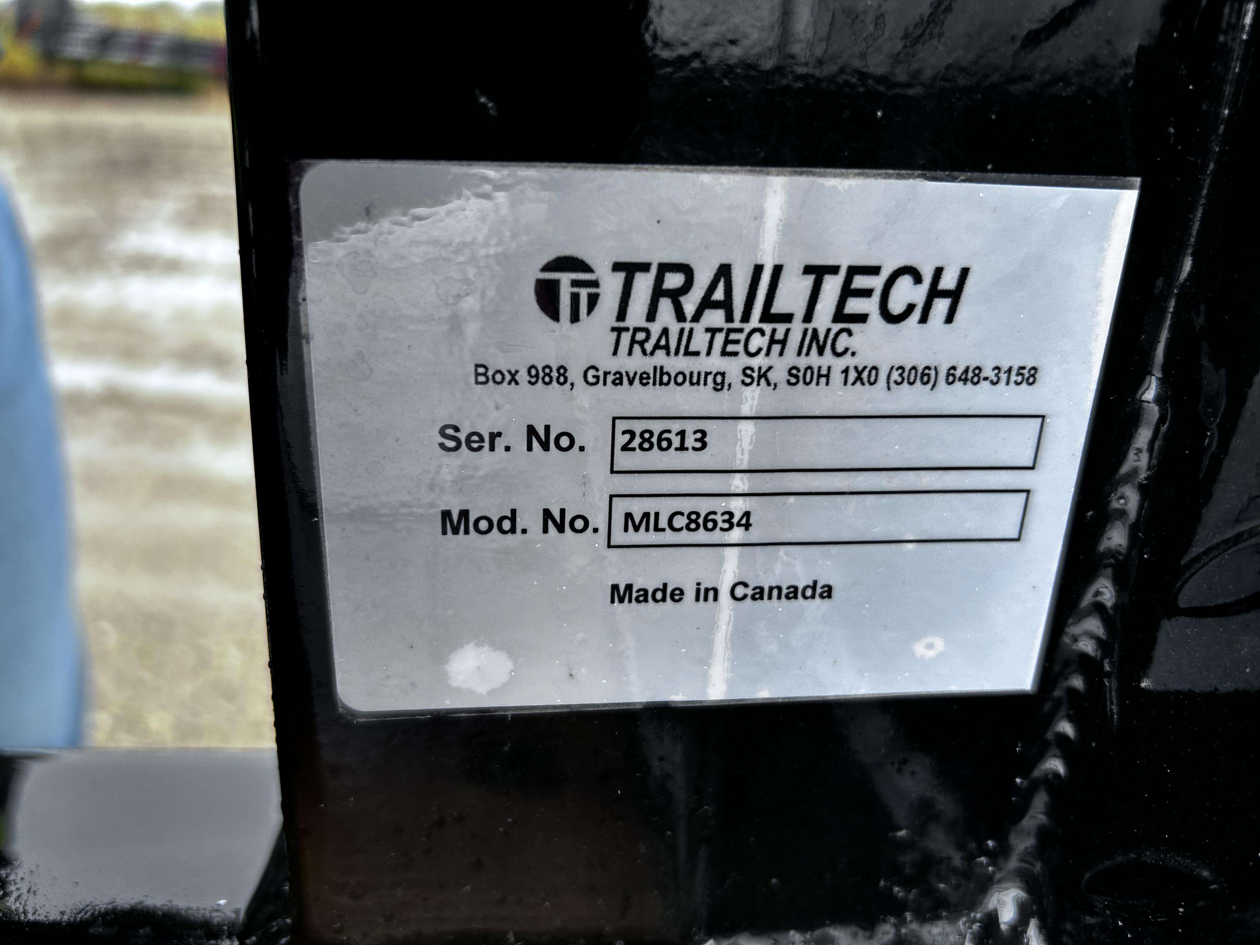 2026 Trailtech 8'6" Truck Deck Trailer