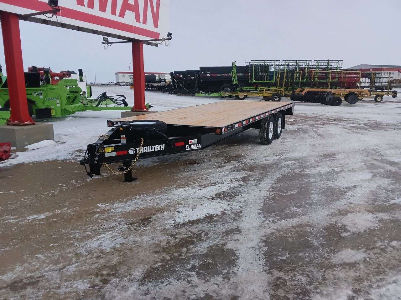 2026 Trailtech 8'6" x 20' Deckover Trailer