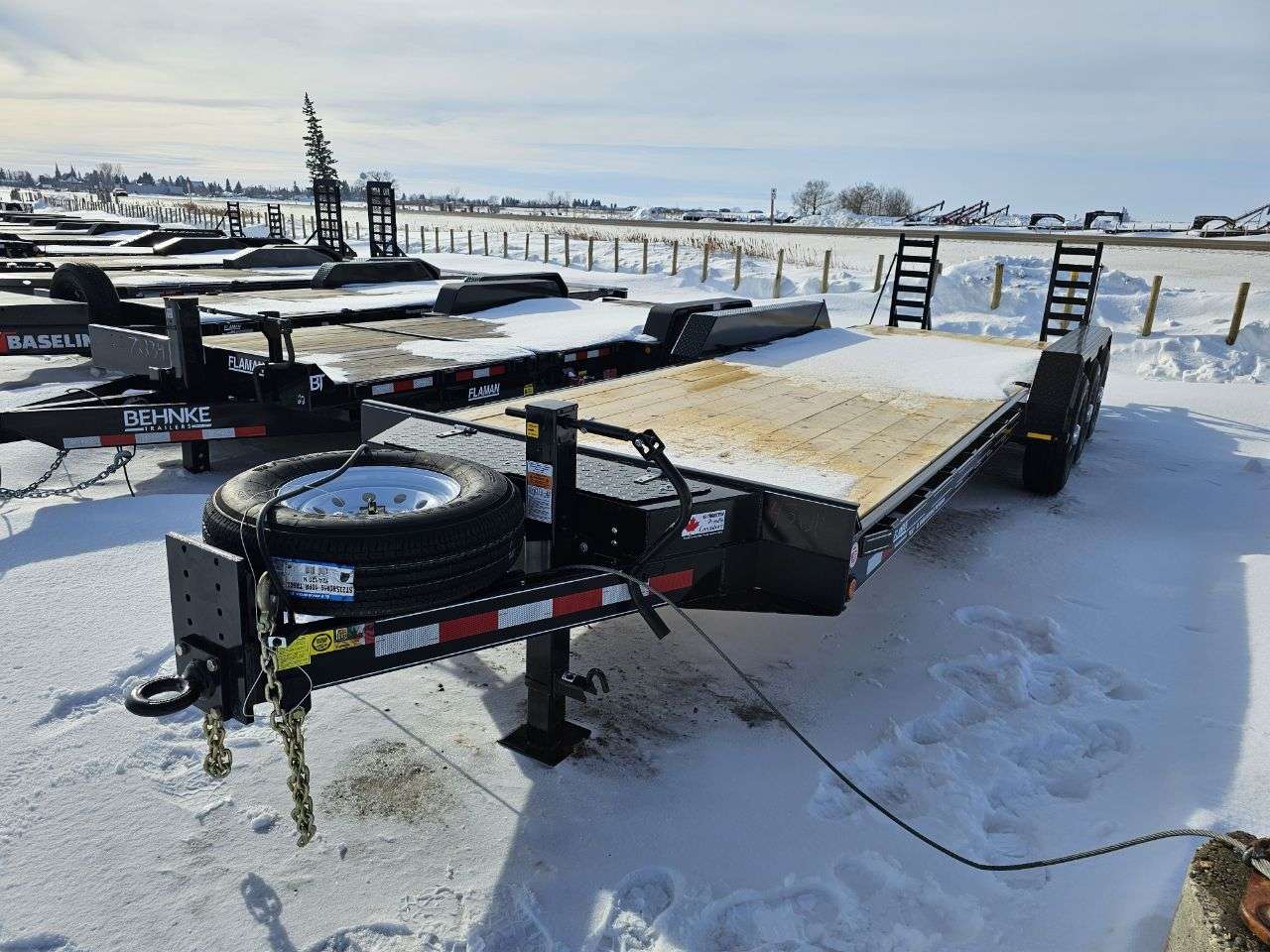 2026 Trailtech 8'6" x 24' Beavertail Flat Deck