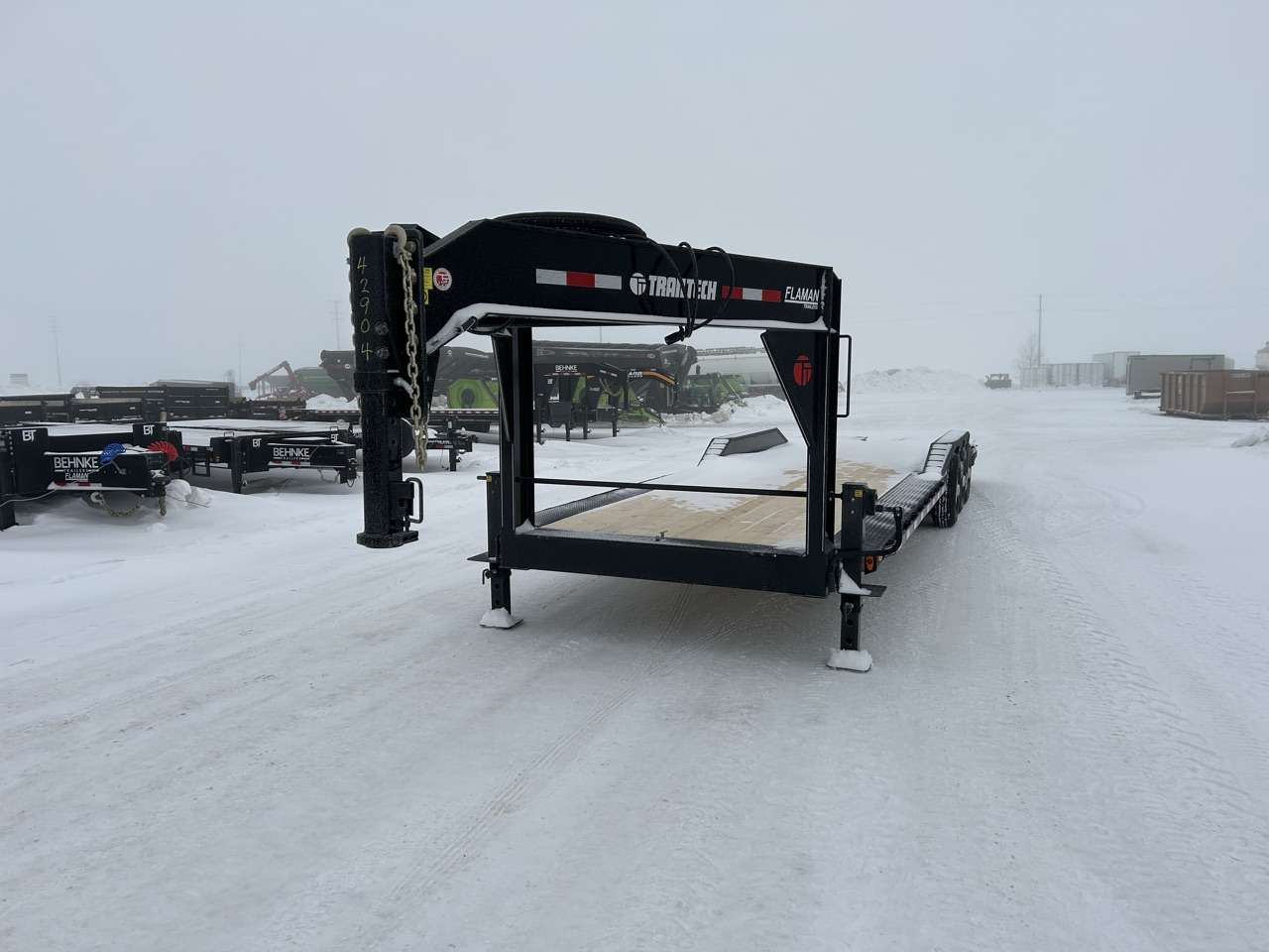2026 Trailtech 8'6" x 30' Beavertail Flat Deck Trailer