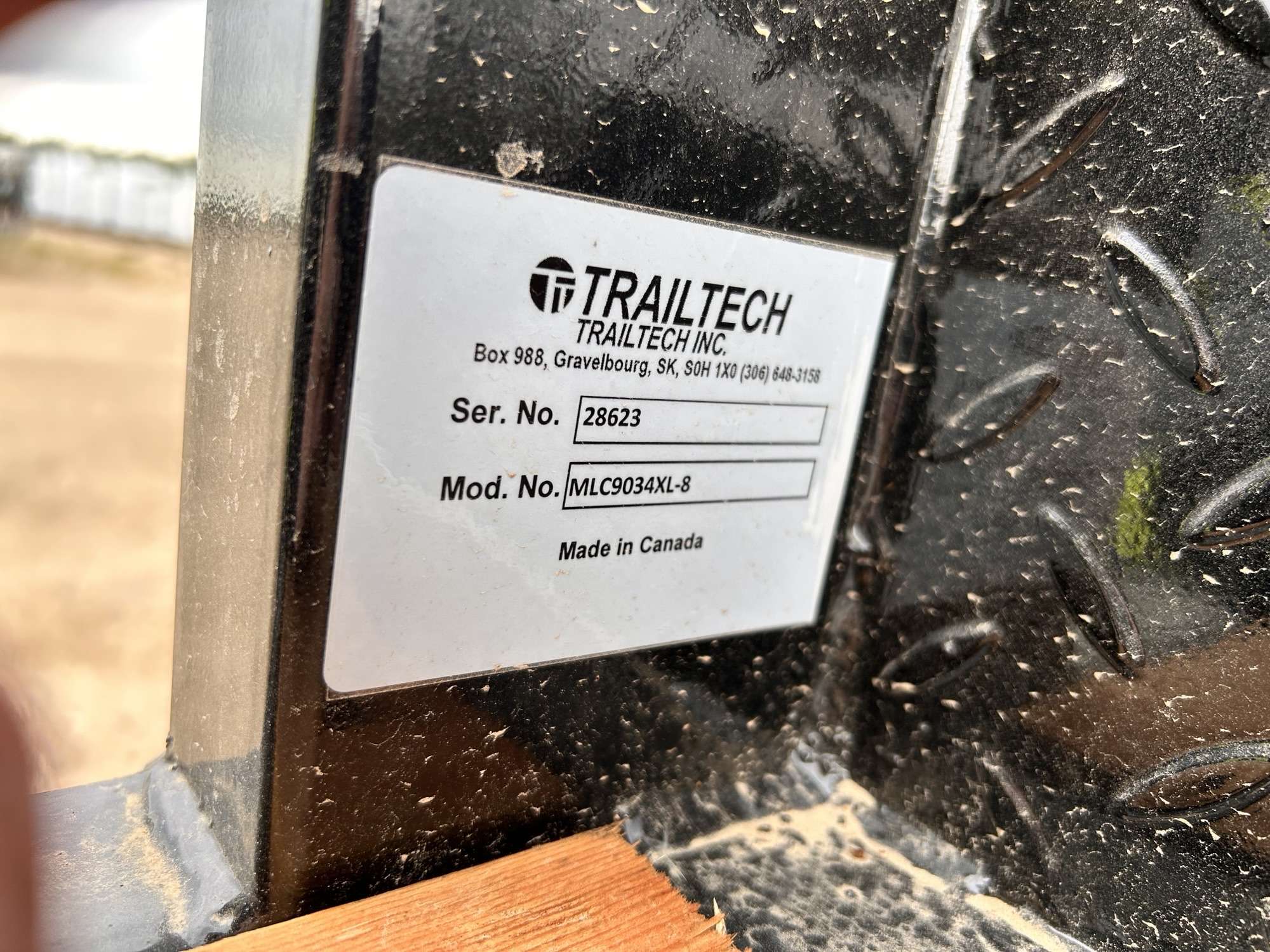 2026 Trailtech 9'3" Truck Deck