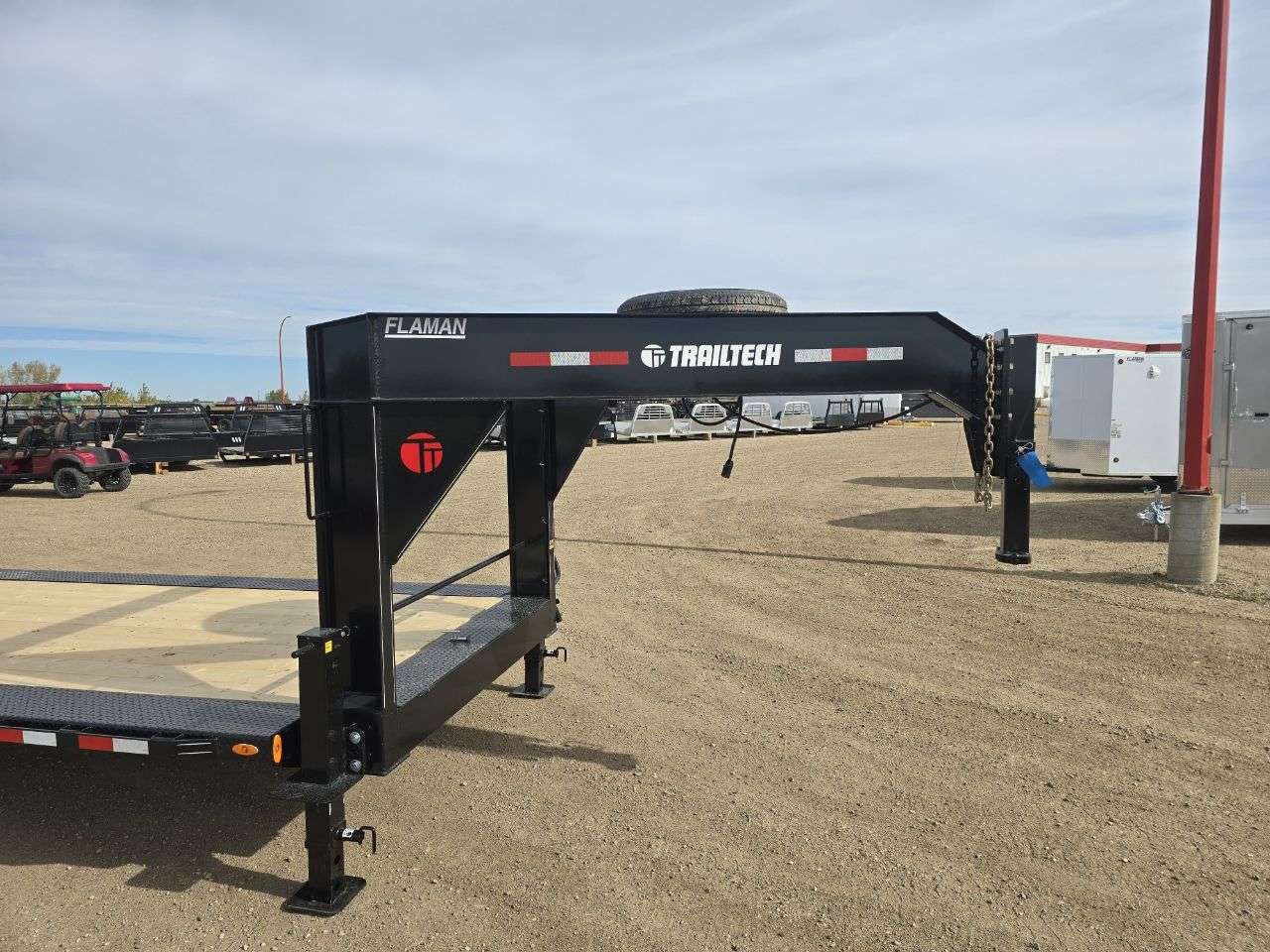 2026 Trailtech L370 8'6" x 30' Beavertail Flat Deck Trailer
