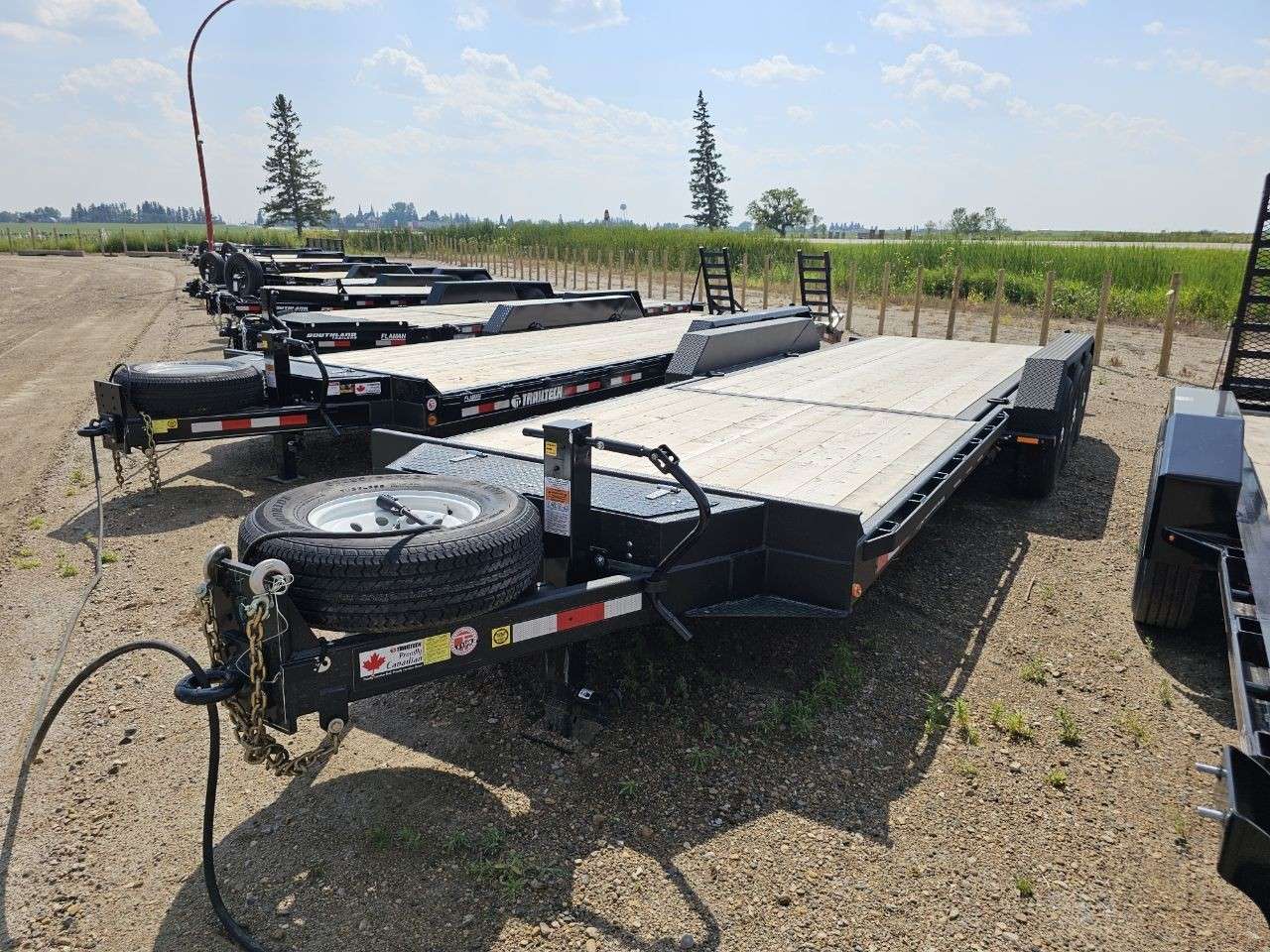 2026 Trailtech L370T 8'6" x 24' Beavertail Flat Deck Trailer