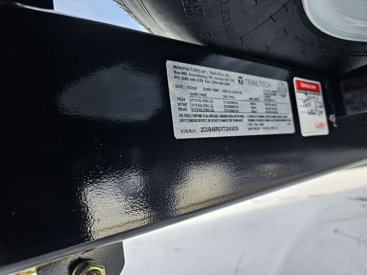 2026 Trailtech L370T 8'6" x 24' Partial Tilt Trailer