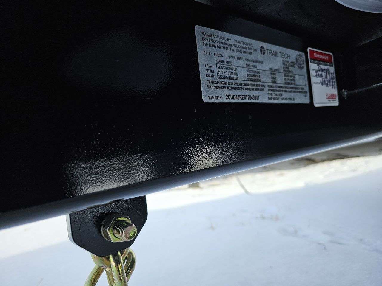 2026 Trailtech L370T 8'6" x 24' Partial Tilt Trailer