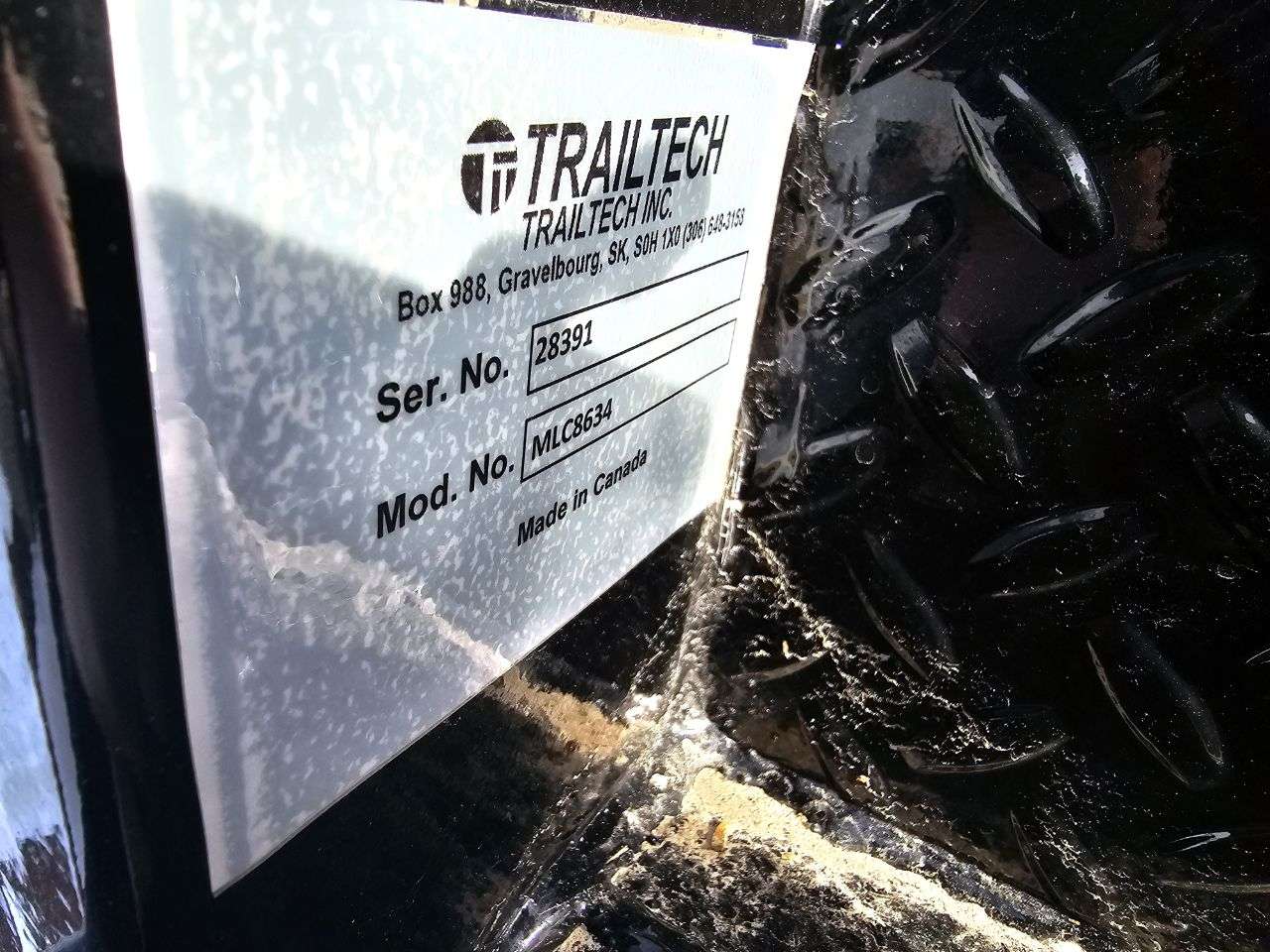 2026 Trailtech MLC 8'6" Truck Deck