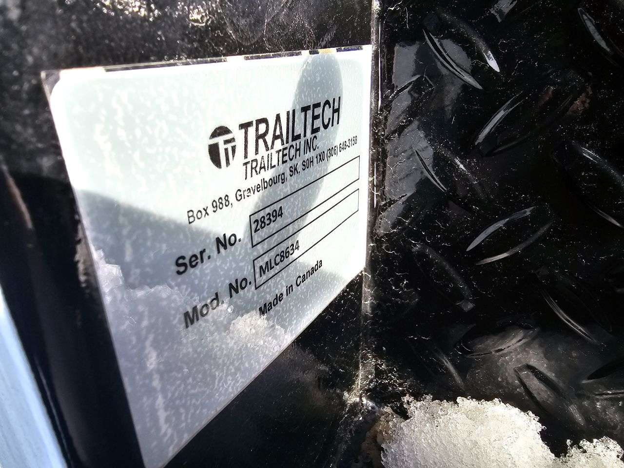 2026 Trailtech MLC 8'6" Truck Deck