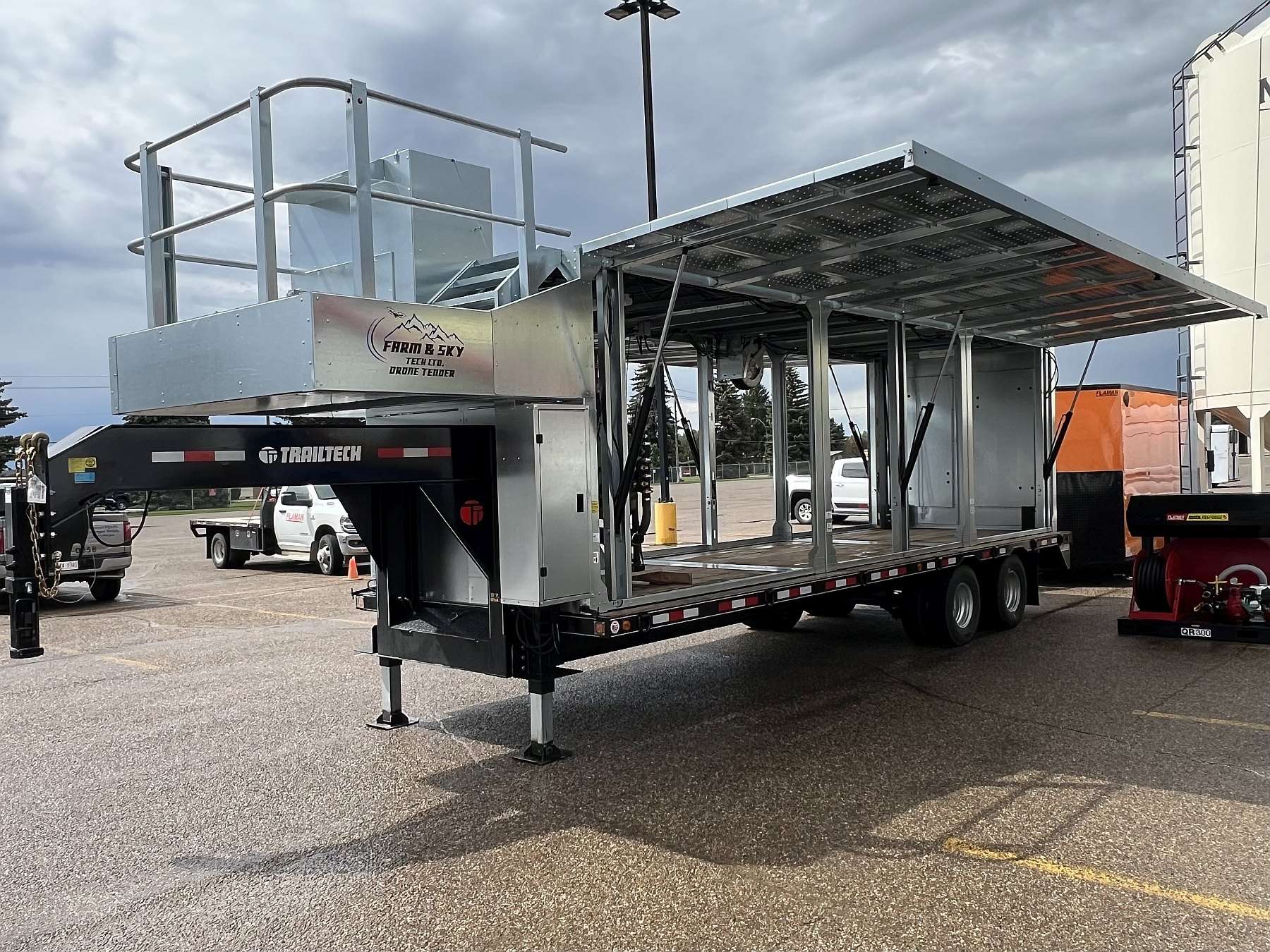 2026 Trailtech TD212 Gooseneck - 26' Modular Drone Trailer