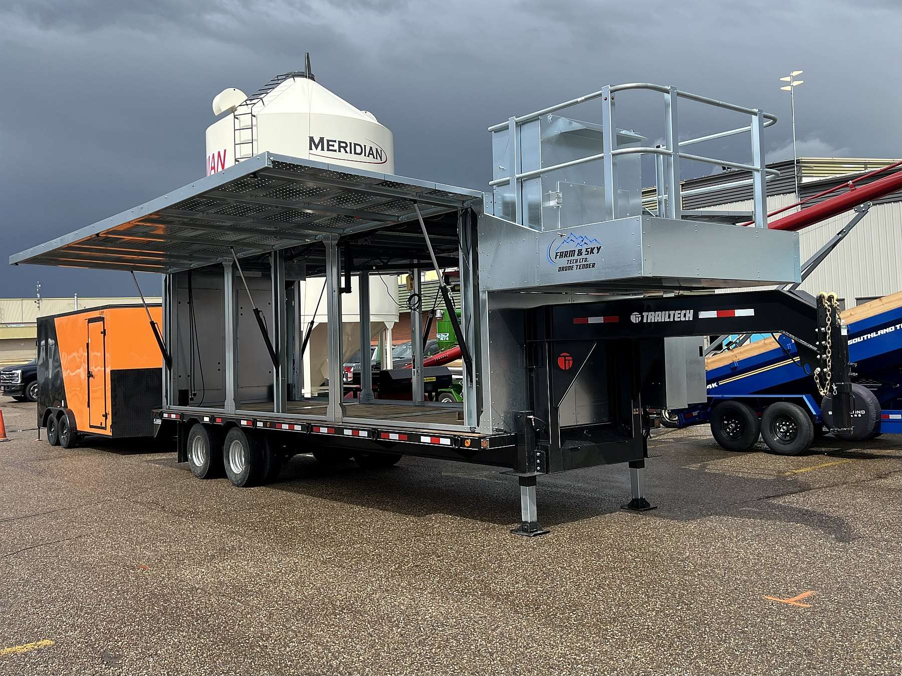 2026 Trailtech TD212 Gooseneck - 26' Modular Drone Trailer