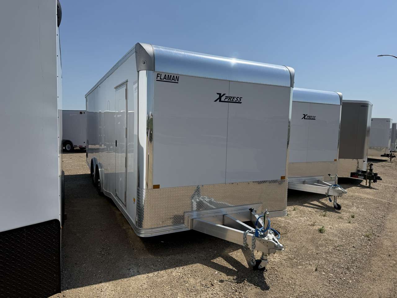 2027 ALCOM 8'6" x 24' Flat Front Car Hauler Trailer