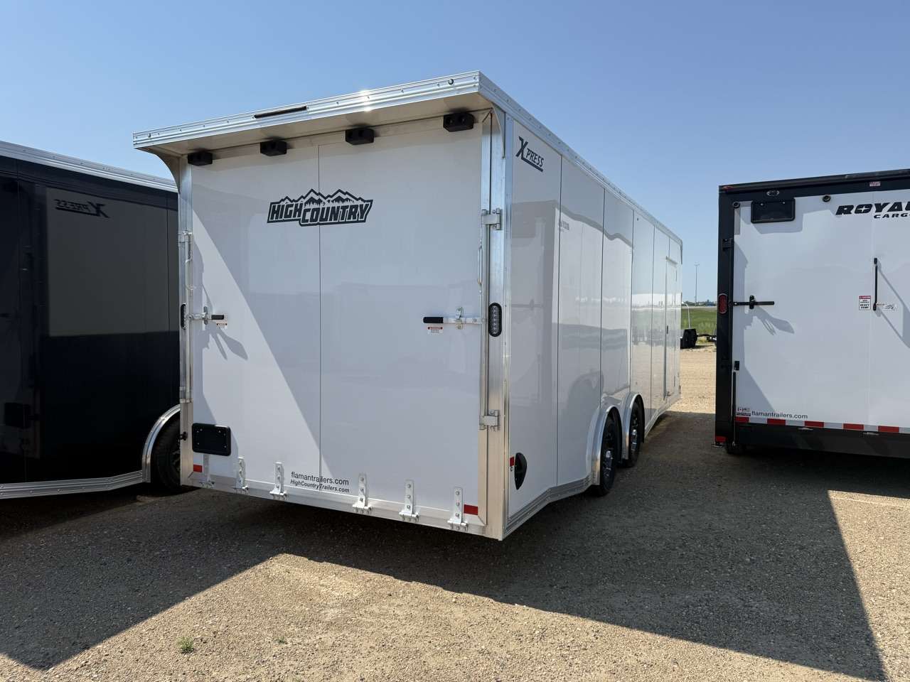2027 ALCOM 8'6" x 24' Flat Front Car Hauler Trailer