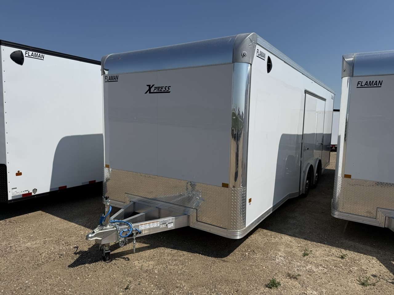 2027 ALCOM 8'6" x 24' Flat Front Car Hauler Trailer