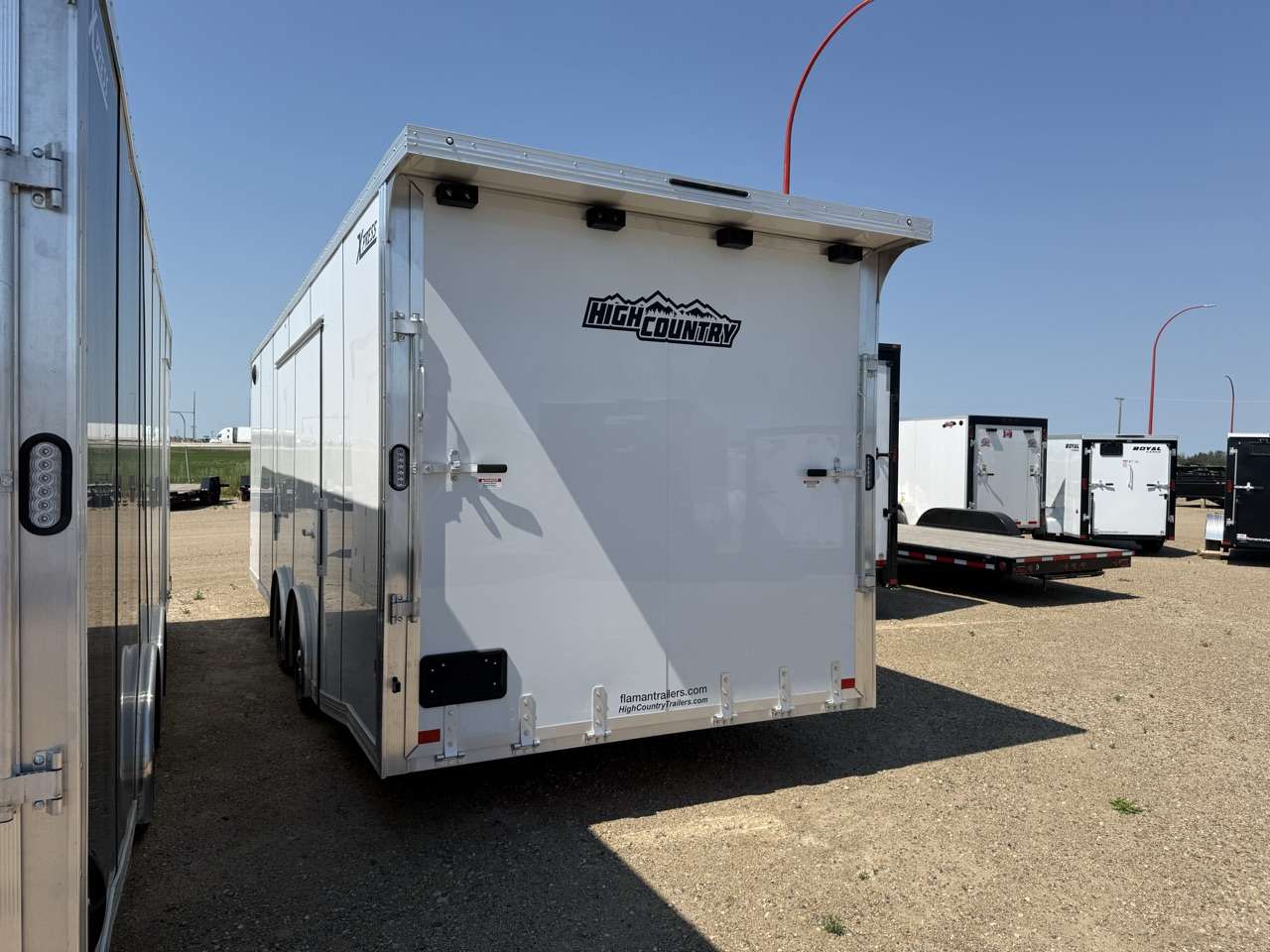 2027 ALCOM 8'6" x 24' Flat Front Car Hauler Trailer