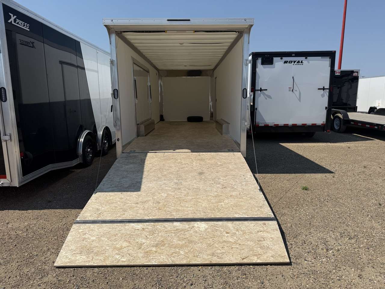 2027 ALCOM 8'6" x 24' Flat Front Car Hauler Trailer