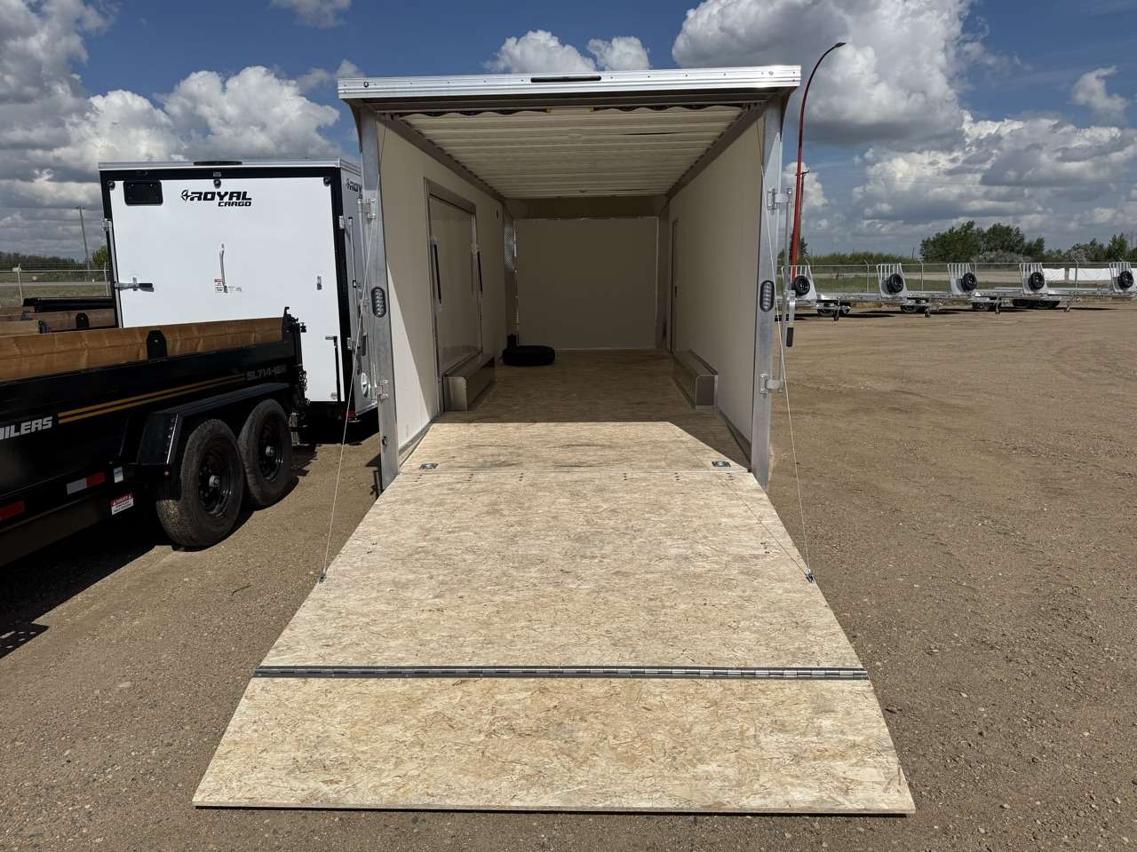 2027 ALCOM 8'6" x 24' Flat Front Car Hauler Trailer