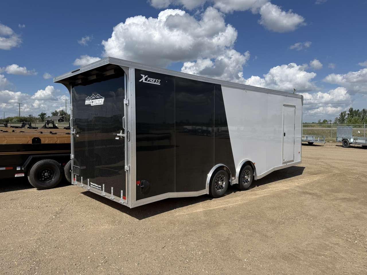 2027 ALCOM 8'6" x 24' Flat Front Car Hauler Trailer