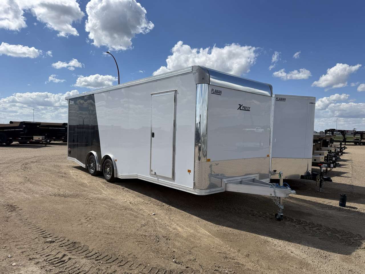 2027 ALCOM 8'6" x 24' Flat Front Car Hauler Trailer
