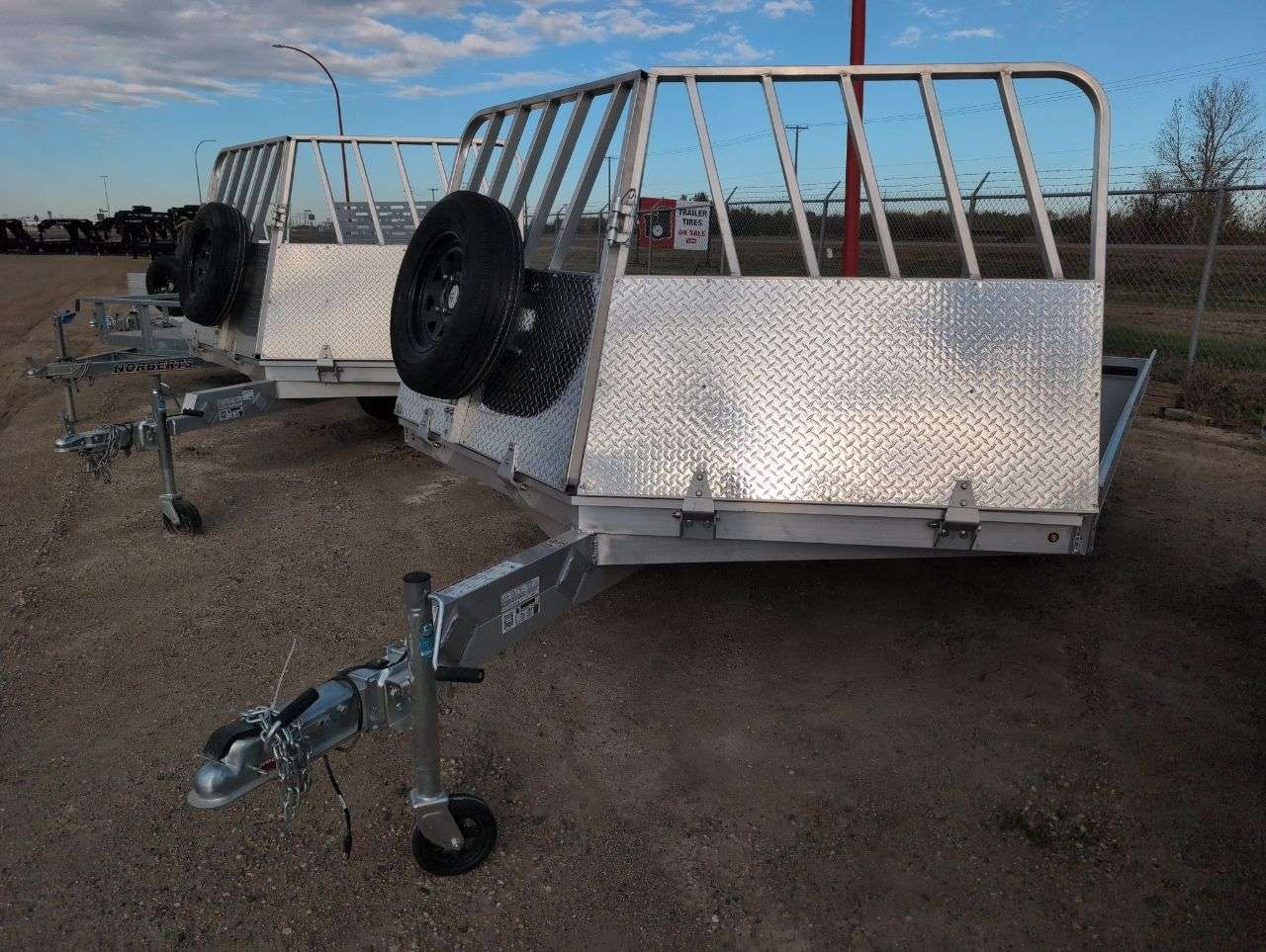 2027 Aluma 101.25" x 12' Toy Hauler Trailer