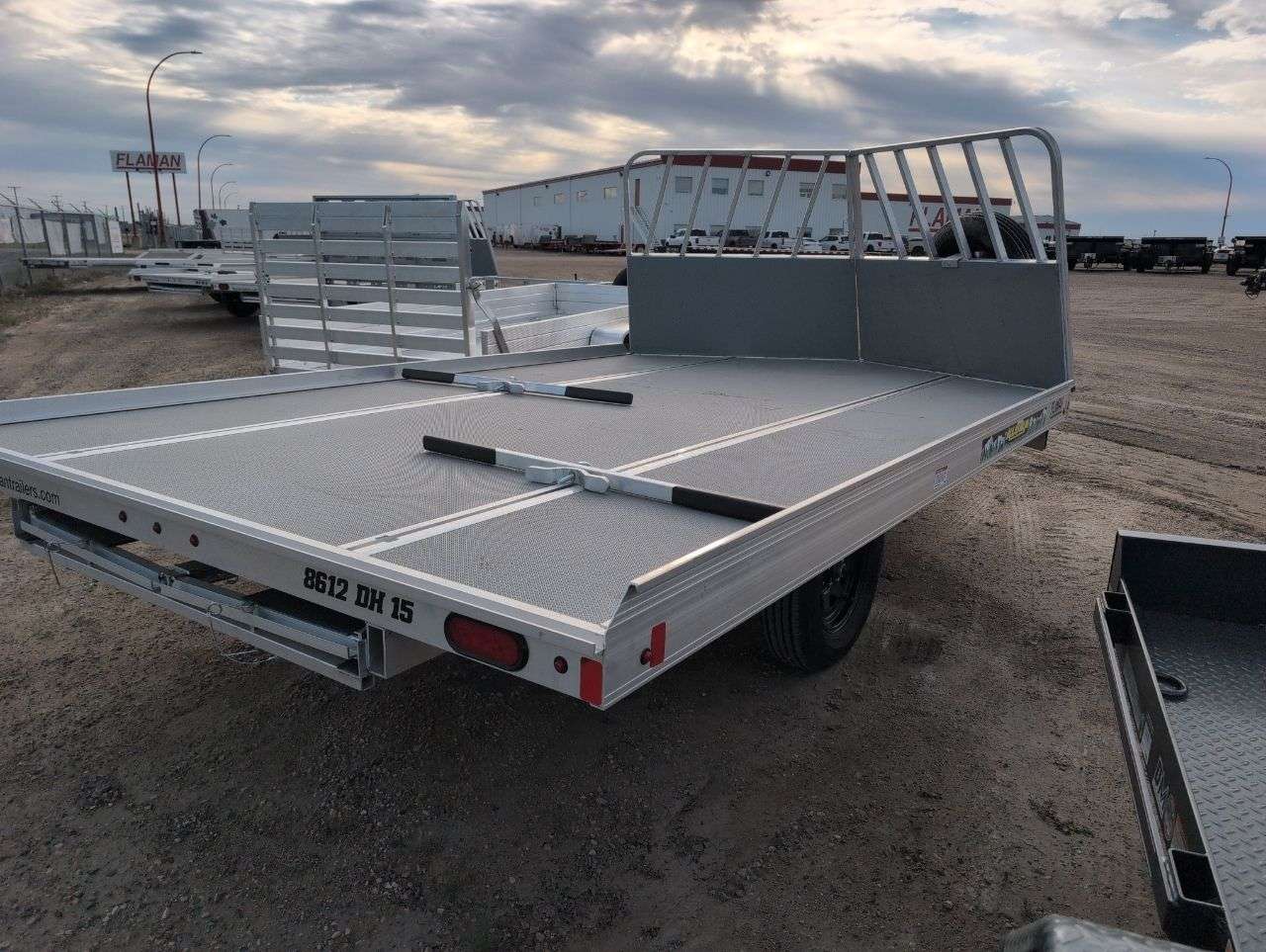 2027 Aluma 101.25" x 12' Toy Hauler Trailer