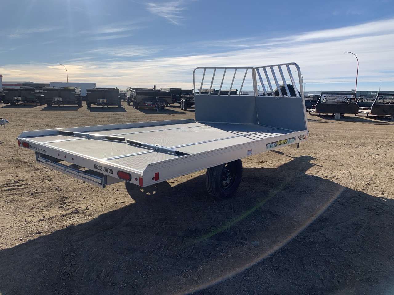 2027 Aluma 101.25" x 12' Toy Hauler Trailer