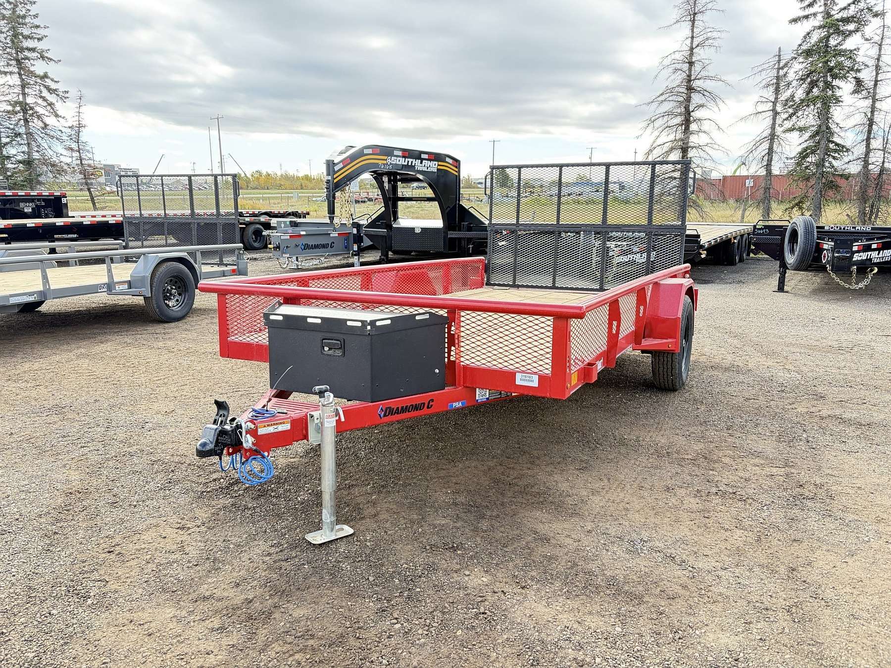 2027 Diamond C 12' Premium Utility Trailer