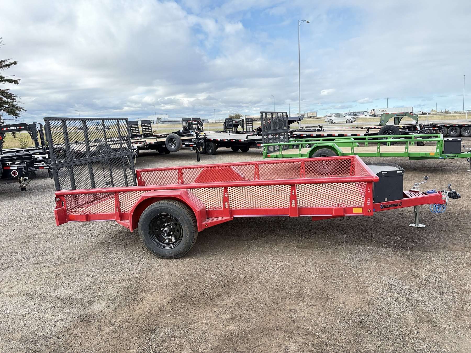 2027 Diamond C 12' Premium Utility Trailer