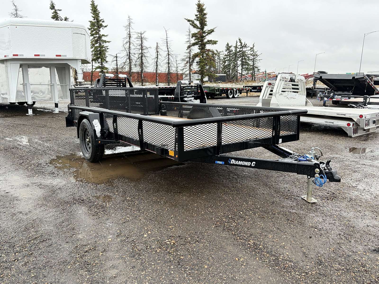 2027 Diamond C 12' Premium Utility Trailer