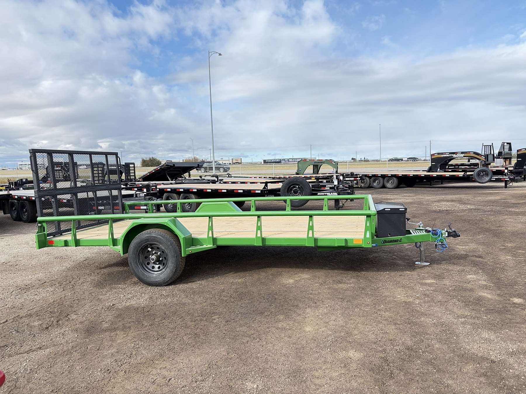 2027 Diamond C 14' Premium Utility Trailer