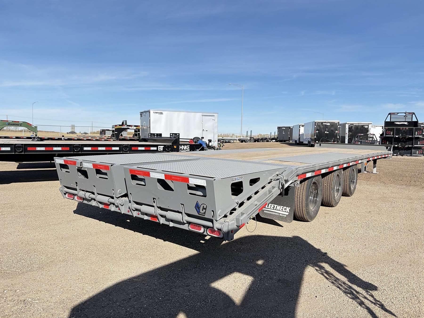2027 Diamond C 32' Pintle Hitch Equipment Trailer